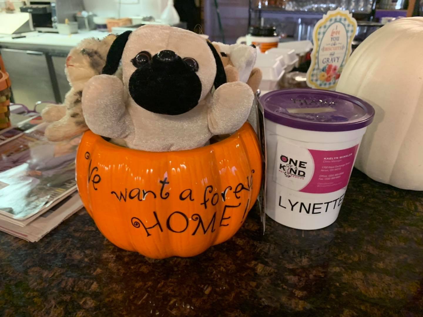 decorated pumpkin