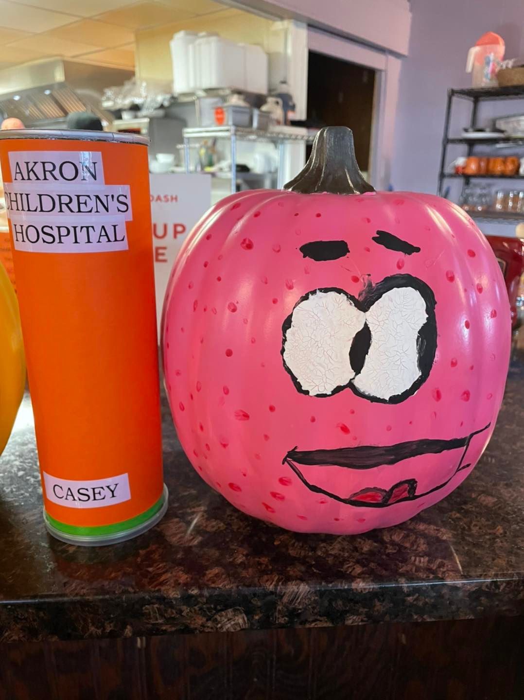 decorated pumpkin
