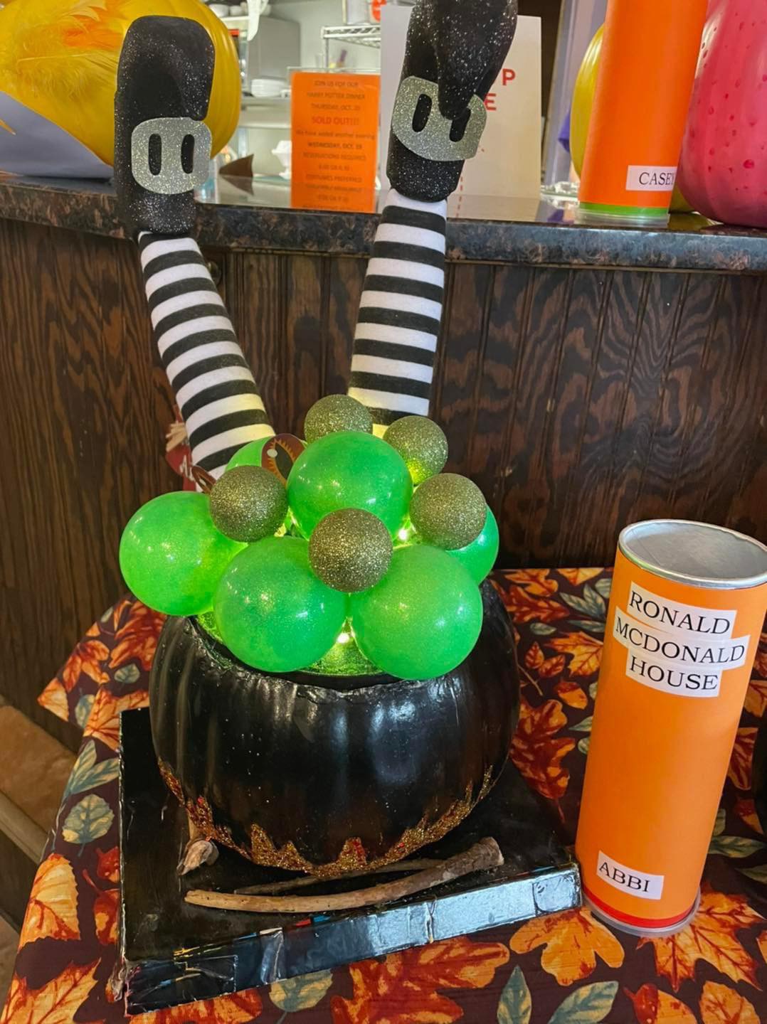 decorated pumpkin